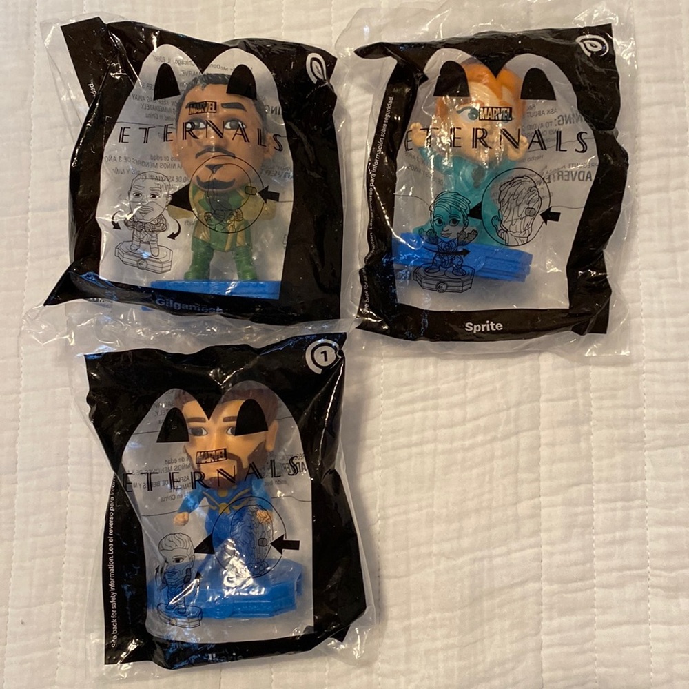 2021 Marvel Eternals McDonald's Toys